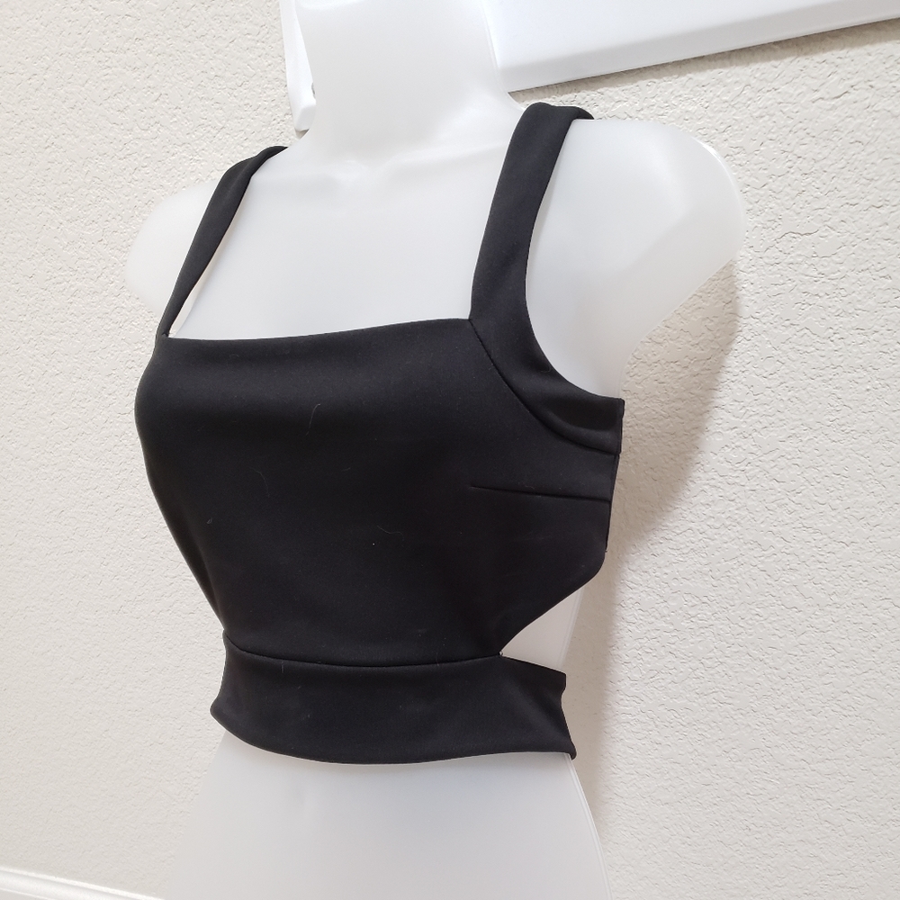 Express womens cropped top Size S